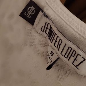 White lace  mid thigh dress